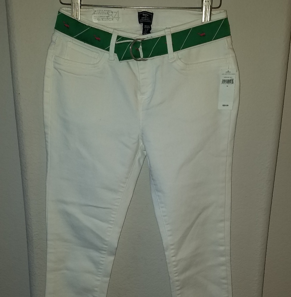 Gap Super skinny fit white denim